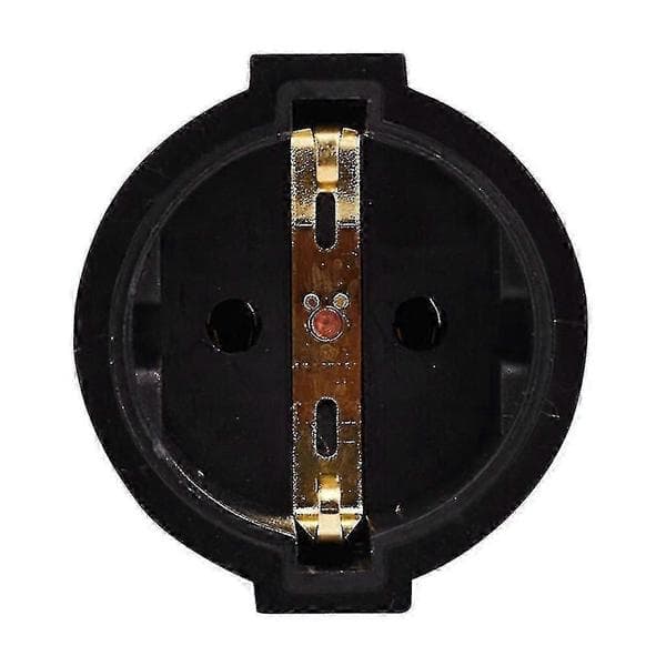 16A 250V Schweizisk 3-bens adapter, rund han til hun EU standard strømstik