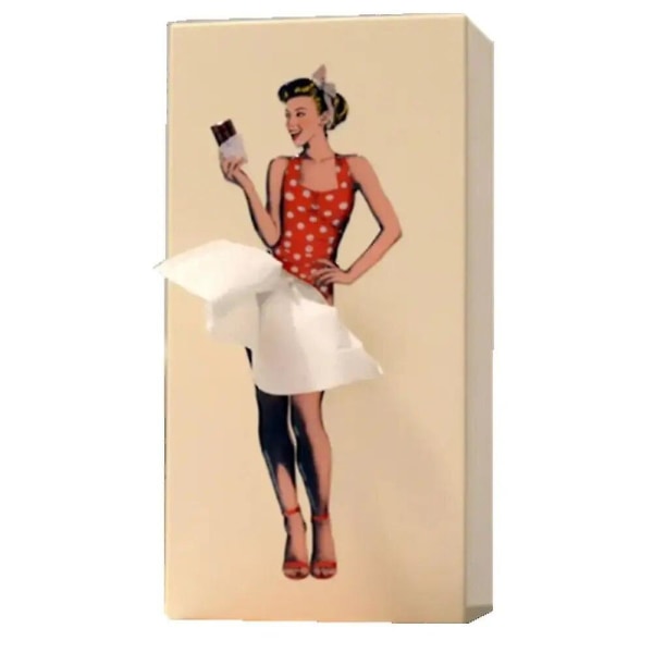 Uusi tyylikäs tytöille tarkoitettu pehmopaperirasia Case Lady upea käännekuvioinen laatikko lapsille hauska säilytys Täydellinen saapuminen khaki