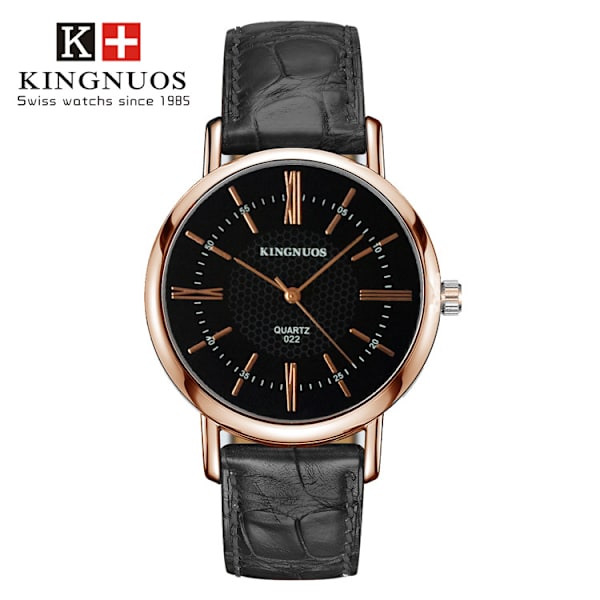 Mote romertall belte par studentklokke Black band black