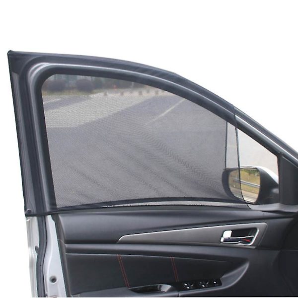 2st Bilstylingtillbehör Solskydd Auto Uv-skydd Gardin Sidofönster Solskydd Mesh Solskydd Fönsterfilmer - Sidofönstersolskydd Front