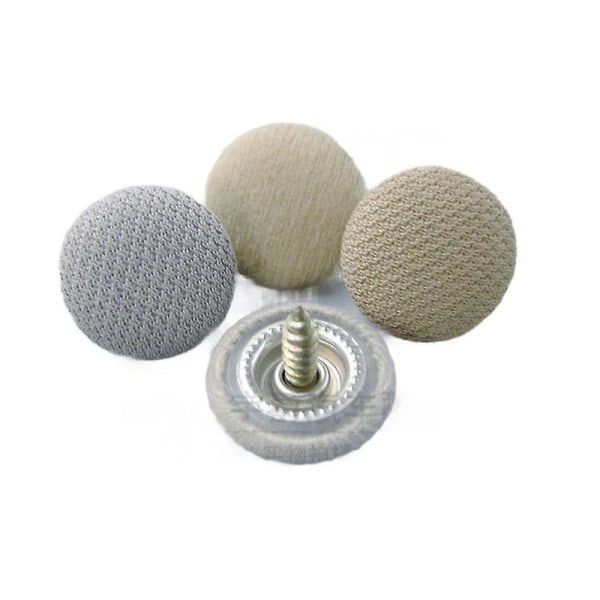 30/60 kpl auton sisätilojen kattosoljet päällinen kattokangas kiinnitysruuvi hoitokangas solki niitit kiinnityskorkki Cap Autoteollisuus - Autokiinnikkeet & amp; beige-60pcs