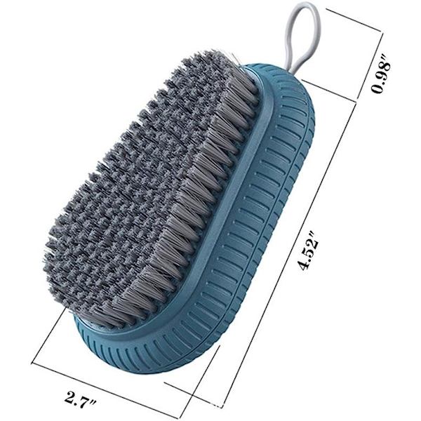 Skrubbborste, kvalitetsmjuk tvätt kläder Skor skurborste, lätt att greppa hushållsrengöringsborstar