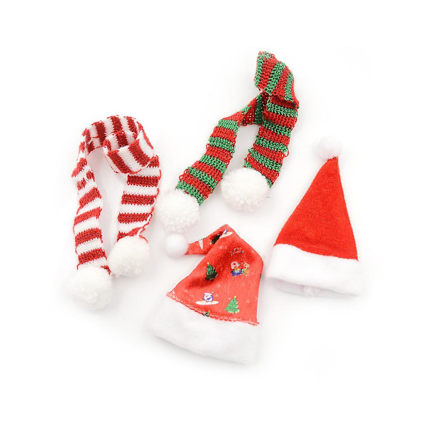 Håndlavet dukke julehue tørklæde til Blythe Doll 1/6 dukketilbehør C 1 Pcs