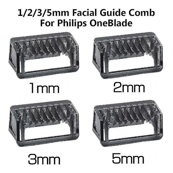 1/2/3/5 mm styrekammer Trimmer Clipper Kroppshud P-hilips Norelco One Blade 1mm