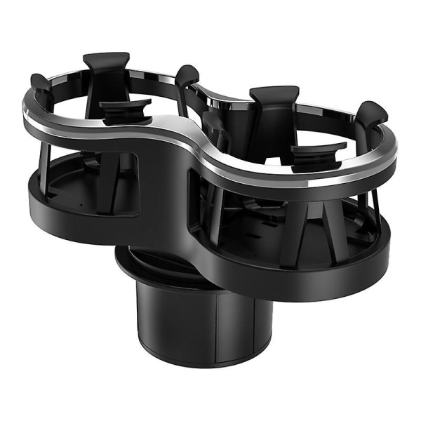 Bil Multifunktion Bilstativ Bil Drikkeholder Udtrækkelig Roterende Universal Kopholder Til Bil Biltilbehør| | Double cup holder