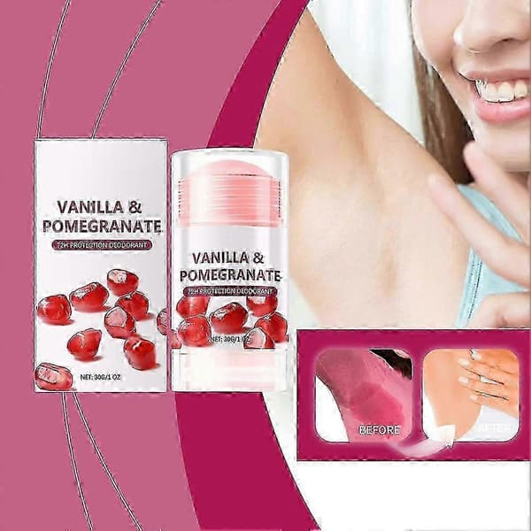 2025 Helkropsdeodorantstift Granatæble Kropsdeodorantstift som visa