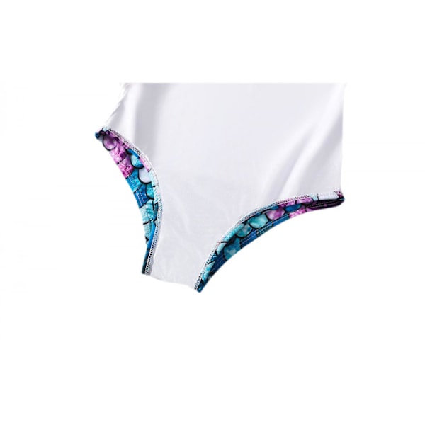 Havfrue Badedragt Piger One Piece Badedragt Spa Strand Badetøj --- Farverig Csize 130