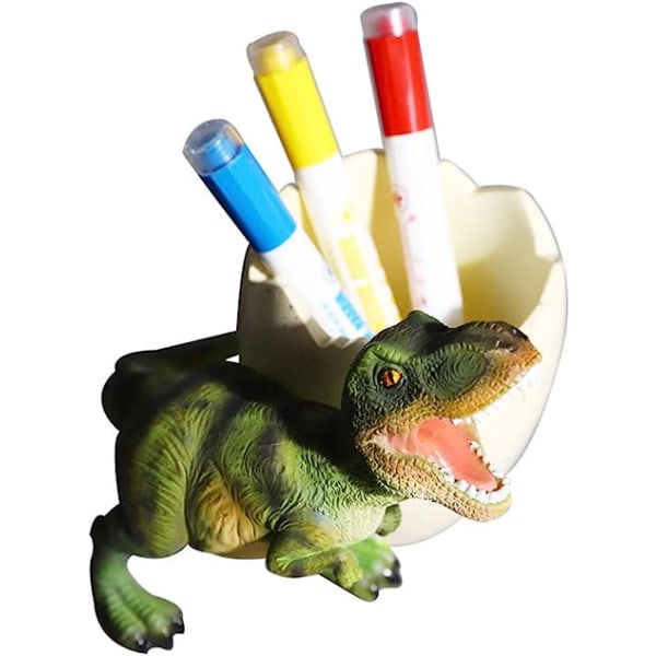 Dinosaur blyantholder Pen Cup Skrivebord Organizer Tyrannosaurus Rex