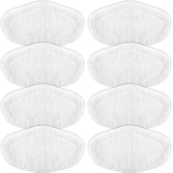 Ångmopp ersättningsdynor, återanvändbara mikrofiberrengöringsdukar, 2-pack, vit