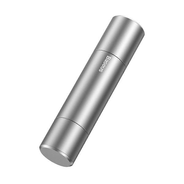 BASEUS Sharp Tool Säkerhetshammare med fönsterkross och bältesskärare Silver Silver