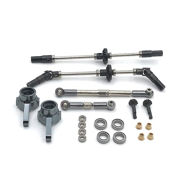 Päivitä Steel Gear Bridge -akselivaihteet malleihin B14 B24 C14 C24 C34 C44 B16 B36 1/16 Rc Auton varaosat Ac