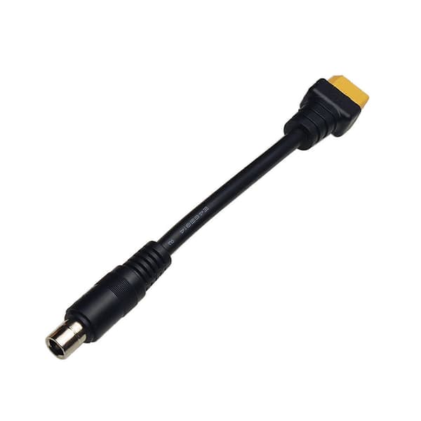 XT60 han til DC8020 han strømadapterkabel til solpaneler og bærbare generatorer 14AWG 15cm Multicolor