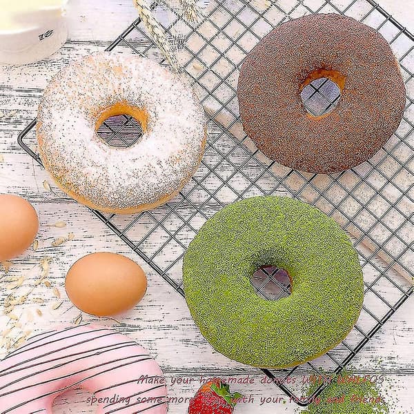 Silikone Donutforme, 2-pak lilla + grå