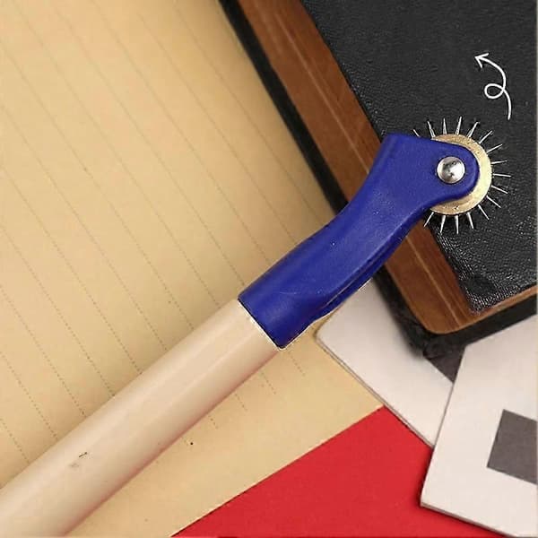 Pounce Wheel Paper Perforator Tool Perforation Point Spacer Cutter-Good