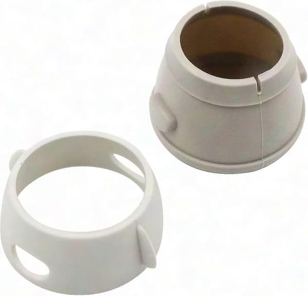 Pingvinformade halkfria stolsbensskydd för trägolv - Anti-rep tysta möbelskydd, vit, 8-pack