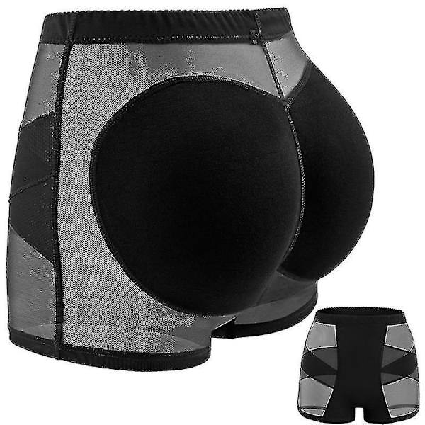 Dame Butt Lift Trusser Body Shaper Bukser Hip Enhancer Trusse Butt Lift Undertøj Black M