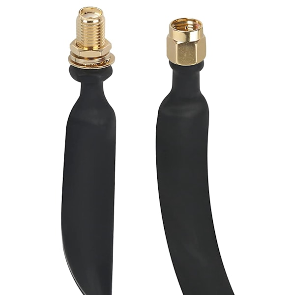 2 stk Lora Flat Cable Sma Hann til Sma Hunn Vindu og Dør Gjennomføring Koaksialkabel Forlengelse Adap As Shown