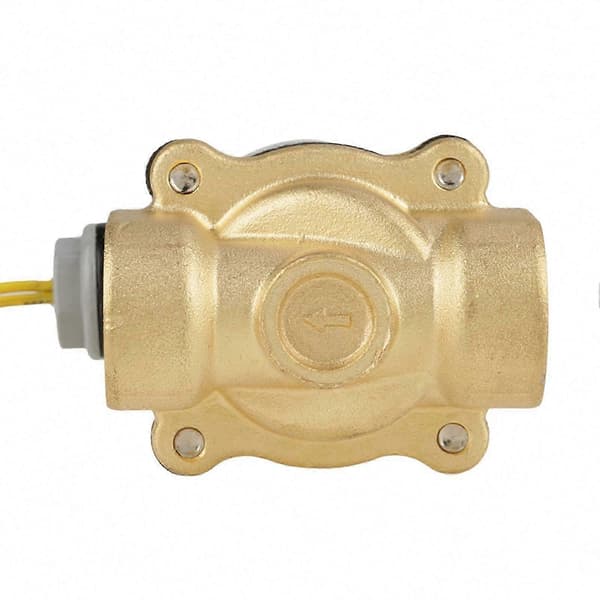 12V DC G3/4\" Mässing Magnetventil Normalt Öppen för Vatten Luftkontroll