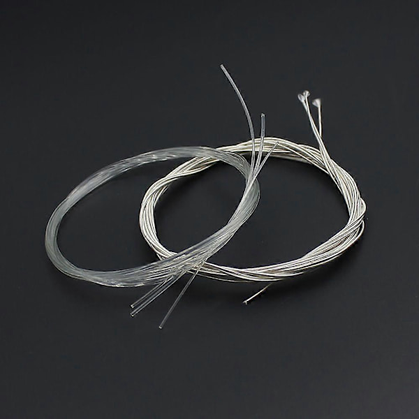 Akustiska Klassiska Gitarrsträngar Nylon Silverpläterad Kopparlegering, 6st/set (.028-.043)