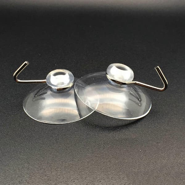 Sugpropp Fönsterkrokar Klar Trådkrok 32MM (20-pack)
