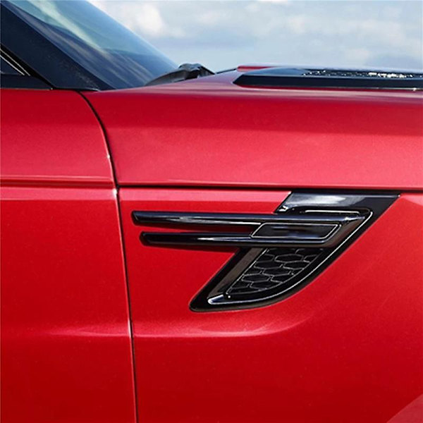 1 par bil frontskjerm Luftstrøm ventil utløpsdeksel Trim Mesh Grille For Range Rover Sport 2014-2017