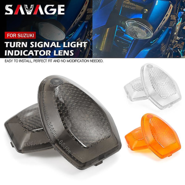 Suuntavilkun linssi Suzuki Gsxs1000/f/s Gsxs Gsr 750 Gsx650f Gsx1250fa moottoripyörän merkkivalon kotelo Gsr750 Gsx-s 1000 750 Amber