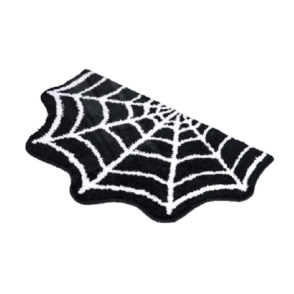 Spider Web Badematte Halloween Badematte Ikke- Tepper Spiderweb Teppe Dørmatte Gulvmatte Teppe Teppe Hjem Ba