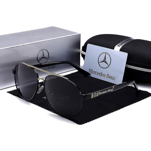 Mercedes Amg Uv400-solbriller for menn Sportkjøring Golf Outdoor Aviator-briller A