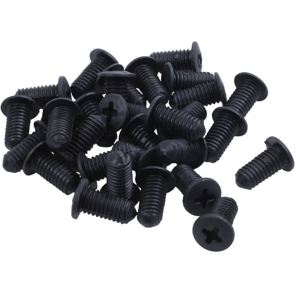 30x 8mm bilskjermklips passer for frontmonterte trykkfester, svarte