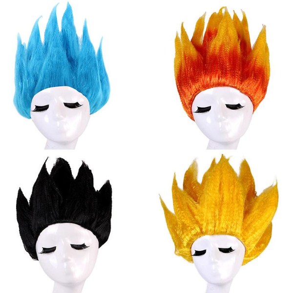 Dragon Ball Monkey King cosplay lasten esitys peruukki Dragon Ball saiyan pörröinen cos lootuksen pää