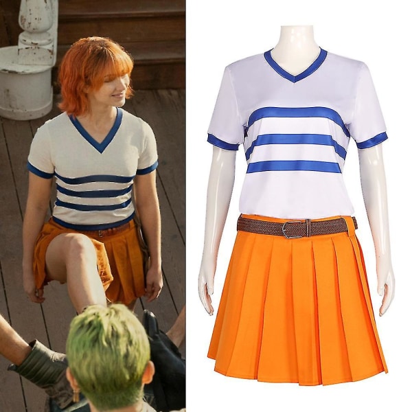 One Piece Costume Nami Cosplay för Halloween Cosplay L