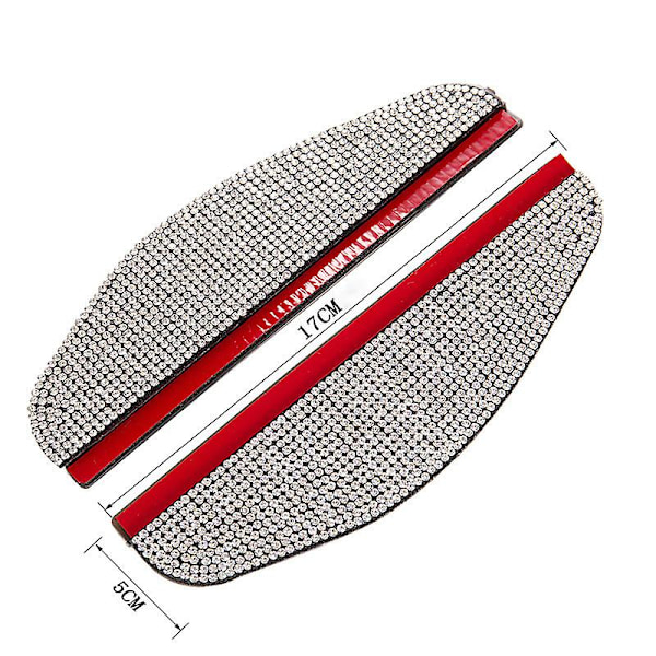 2kpl tekojalokivi auton taustapeili sateen kulmakarva vedenpitävä auton sivutaustapeili aurinkosuoja Varjostin sadesuoja Autotarvikkeet| | 1pair AB white