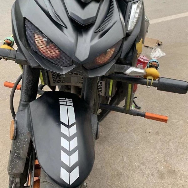 Motorcykel reflekterande klistermärken Återmontera framhjulsskärm Reflekterande personlighet Pil Vattentäta klistermärken Dra blomma Tillbehör - Dekaler &amp; Sticke yellow