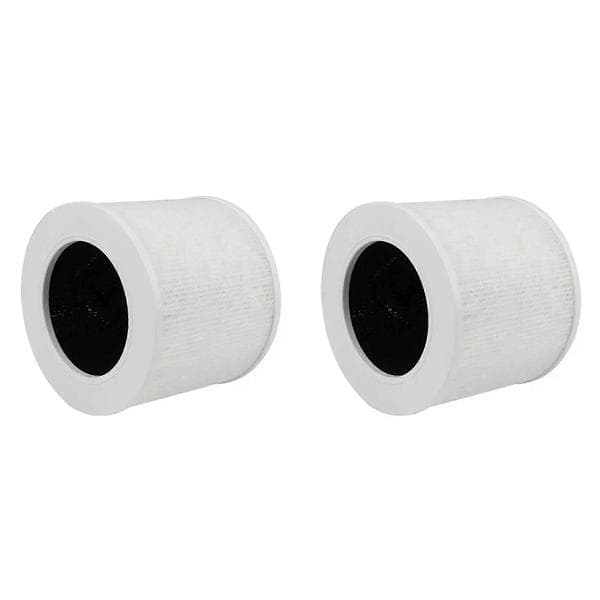 2X Filter til LEVOIT Core Mini luftrenserfilter 3-i-1 højeffektivt aktivt kul, Core Mini-RF Mini-P