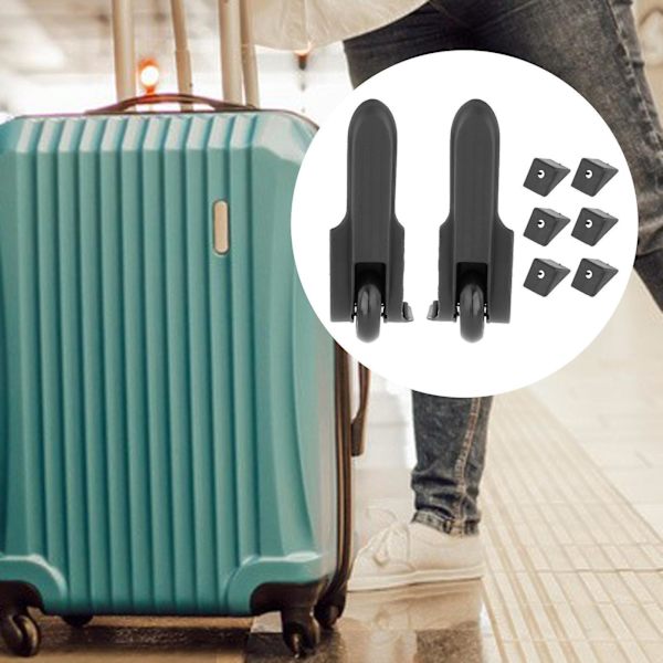 1 par resväskor hjul trolley resväska hjul universell ersättning