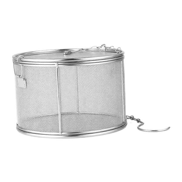 Mesh Te-bold Infuser Krydderikurv Rustfrit Stål Te Krydderi Infuser Finmasket Diameter 16cm