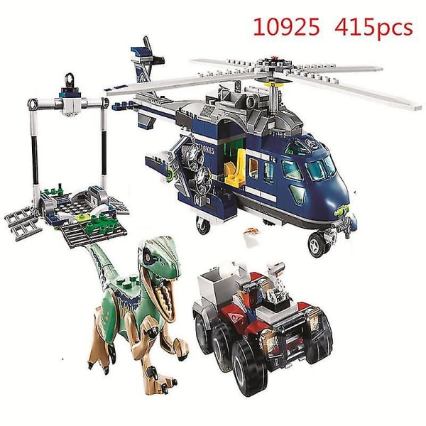 2022 Jurassic World Dinosaur Set med 11580 10925 10924 10920 Modellbyggstenar Tegelstenar Ej fjärrkontroll byggklossleksak 10925 (No box)