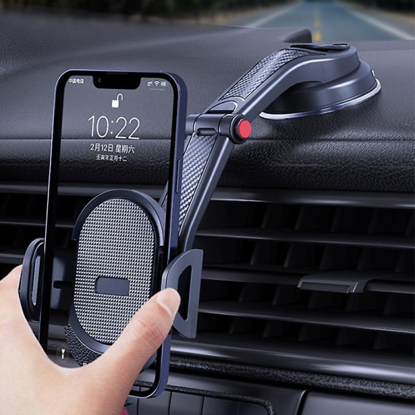 Universal Sucker Car Phone Holder Mount Stand 360 Windscreen Car Dashboard Mobil Cell Support Til 4,0 6 Tommer Smartphones| | A-02