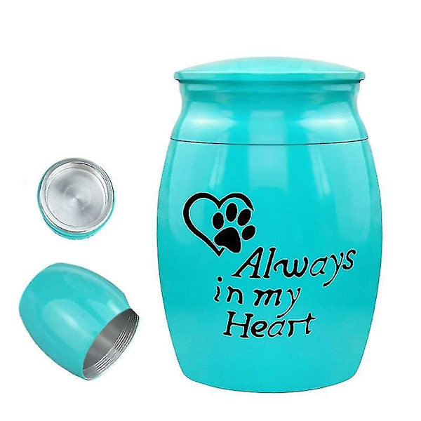 Bedst sælger Mini Pet Urne Mini Always In My Heart Pet Cremation Urner Pet Memorial Urne Til Hunde Katte Mini Keepsake Urner Vandtætte &amp; Ingen