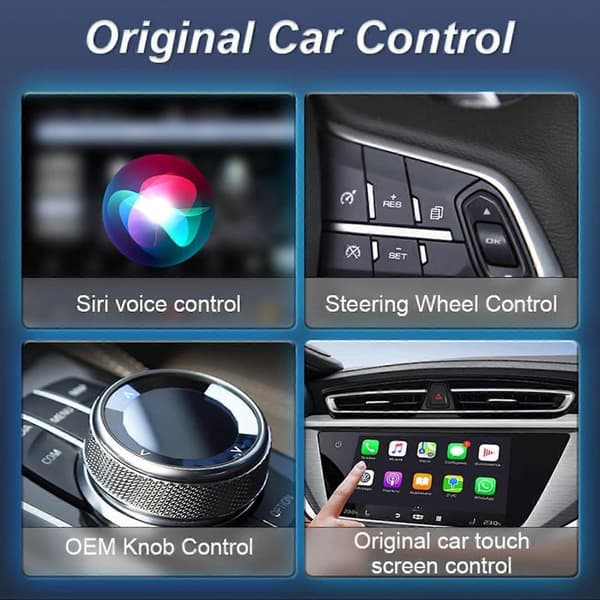 2-in-1 langaton Carplay-sovitin, Plug & Play Magic Link Carplay vakaa ja nopea