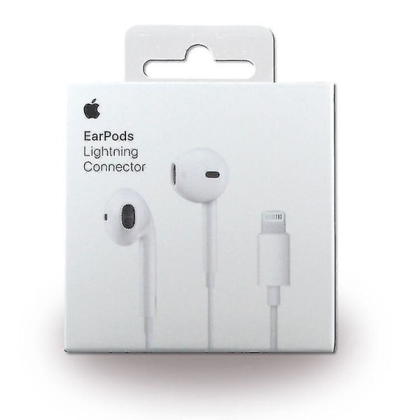 Apple Mmtn2zm/a Lightning Earpods Stereo Hörlurar Iphone 12 11/ Pro/ X Xs Xr /8/7 Ipad