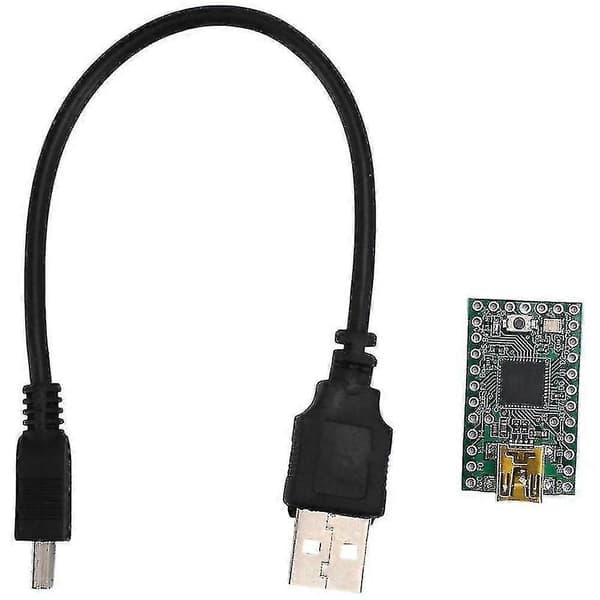 USB AVR Teensy 2.0 udviklingskort ATmega32U4 udvidelseskort med datakabel