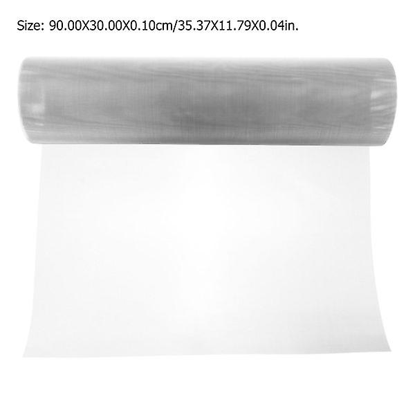 Rustfritt stål vevd trådnett metall anti-insekt mesh skadedyrbeskyttende mesh Silver 90X30CM