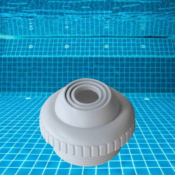 Massagemunstycke med justerbar stråle för pool, spa White