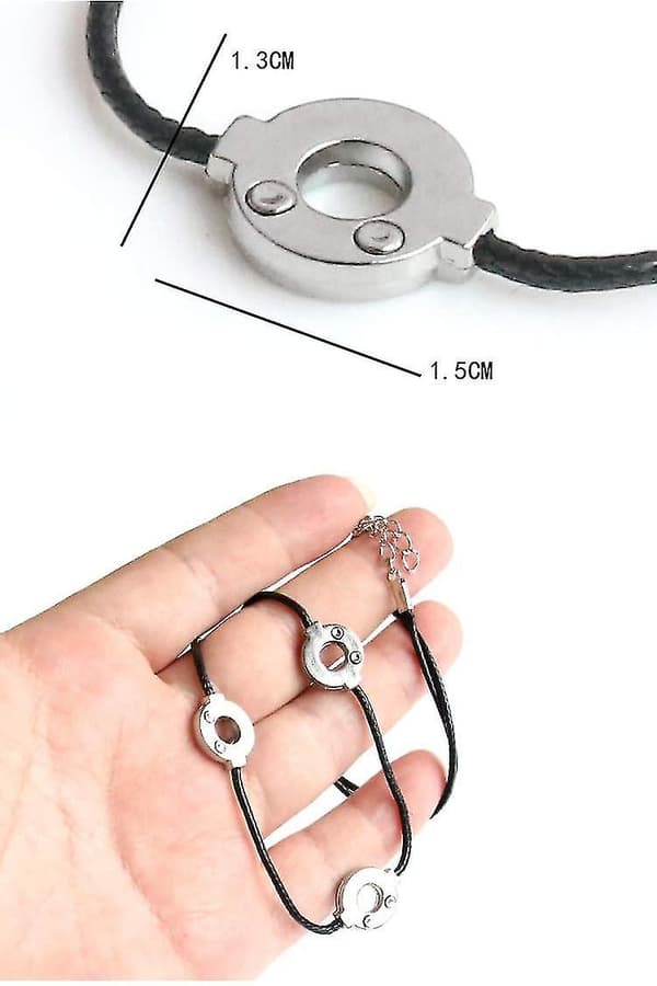 Itachi Uchiha Anime Cosplay Tre Ring Halskæde