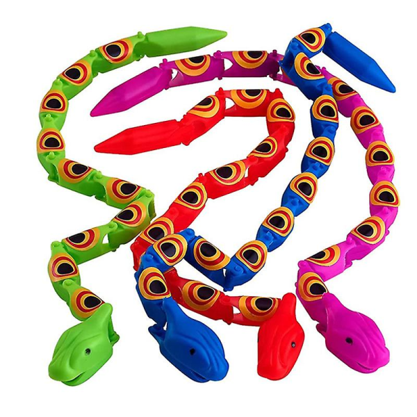 Børneroman og sjov simuleringslegetøj Twist Snake Party Prank Joint Snake Legetøj Objet Insolite Cosas Raras feriegave