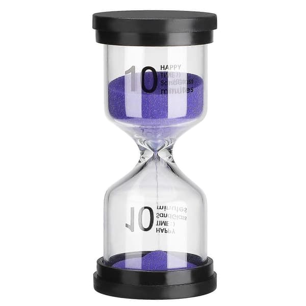 6-pack Sandglas Sand Timer Set, Färgglada Timglas för Hem & Kök