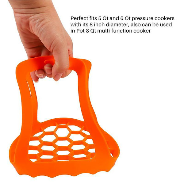 Tryckkokarslinga, bakformssele i silikon kompatibel med 6 Qt / 8qt, multifunktionsspisar AC