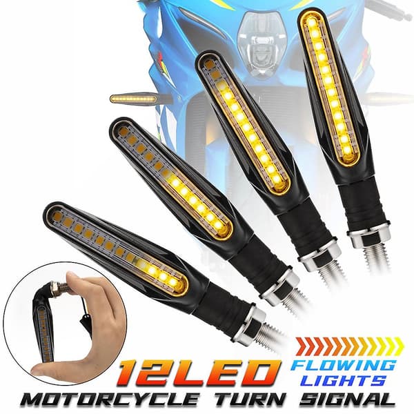 Motorcykel Blinklys | Blinkende Lys | Vand Blinker | Hale Blinker - 1/2 stk 2Pcs