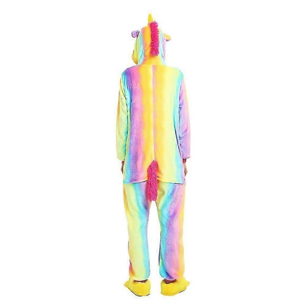 ILWHE Enhörningspyjamas djur Jumpsuit cosplay rose L